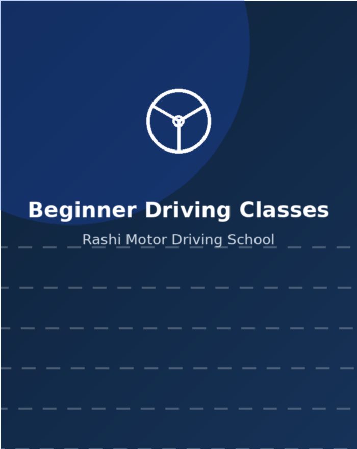 Rashi Motor Driving School beginner driving course for new learners