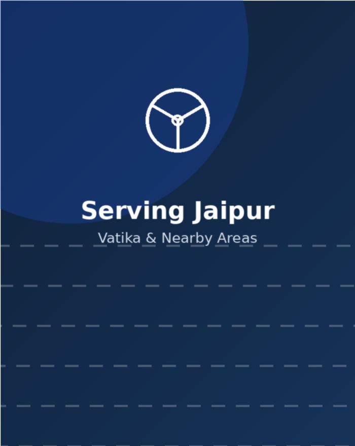 Rashi Motor Driving School coverage area across Jaipur, based in Vatika