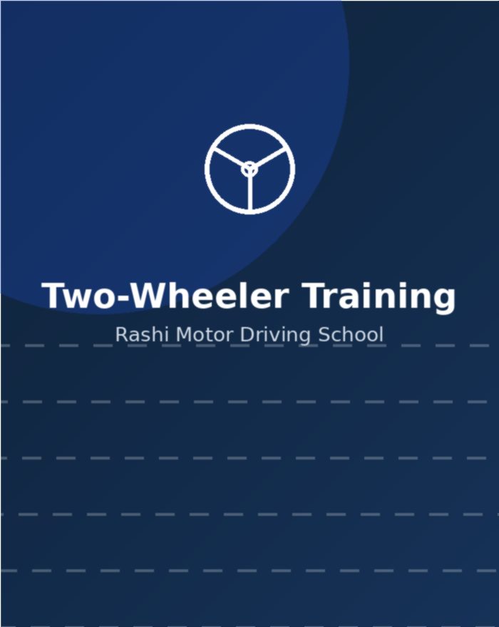 Rashi Motor Driving School two-wheeler driving lessons